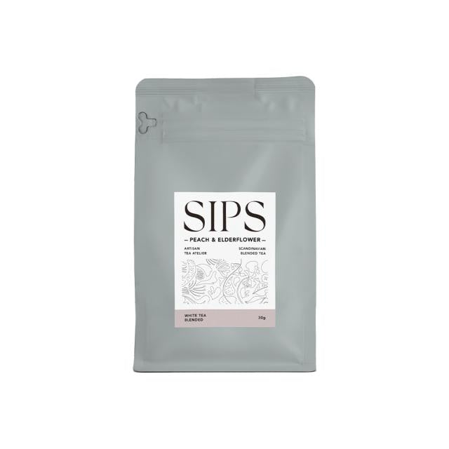 Trà SIPS Peach and Elderflower #30 Gram-Kallos