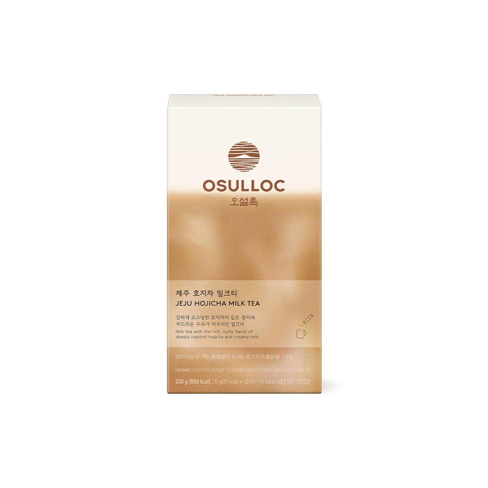 Trà Sữa OSULLOC Jeju Hojicha Milk Tea-Kallos
