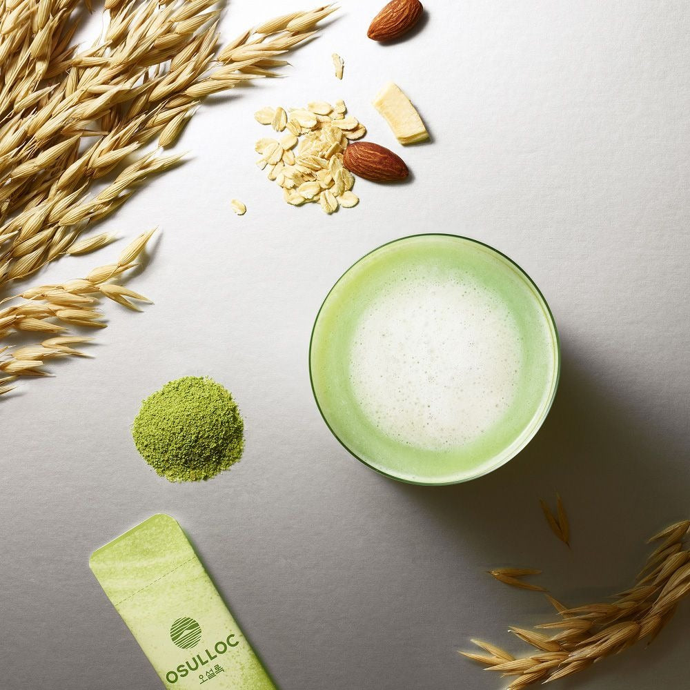 Trà Sữa OSULLOC Jeju Matcha Oat Blend
