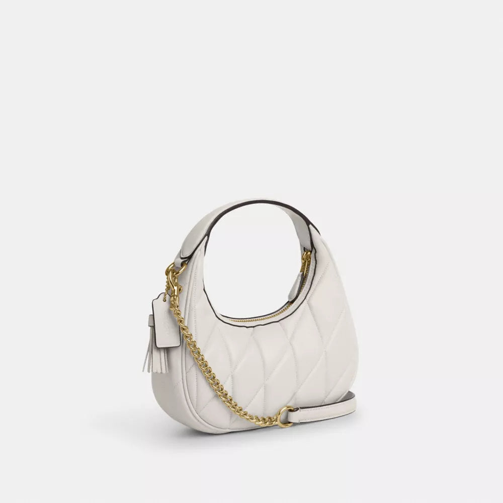 Túi COACH Carmen Mini Crossbody Bag with Quilting #Gold / Chalk