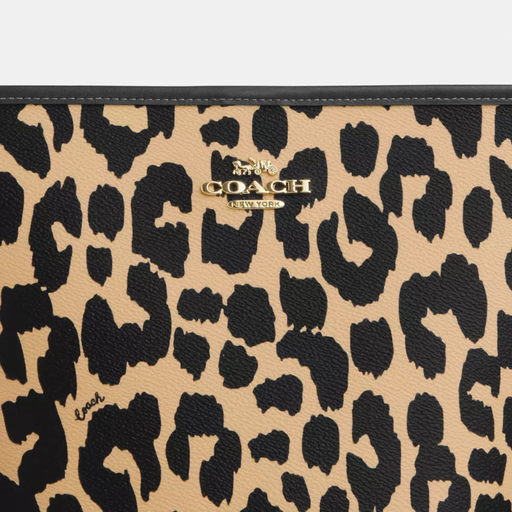 Túi COACH City Bucket Bag with Leopard Print