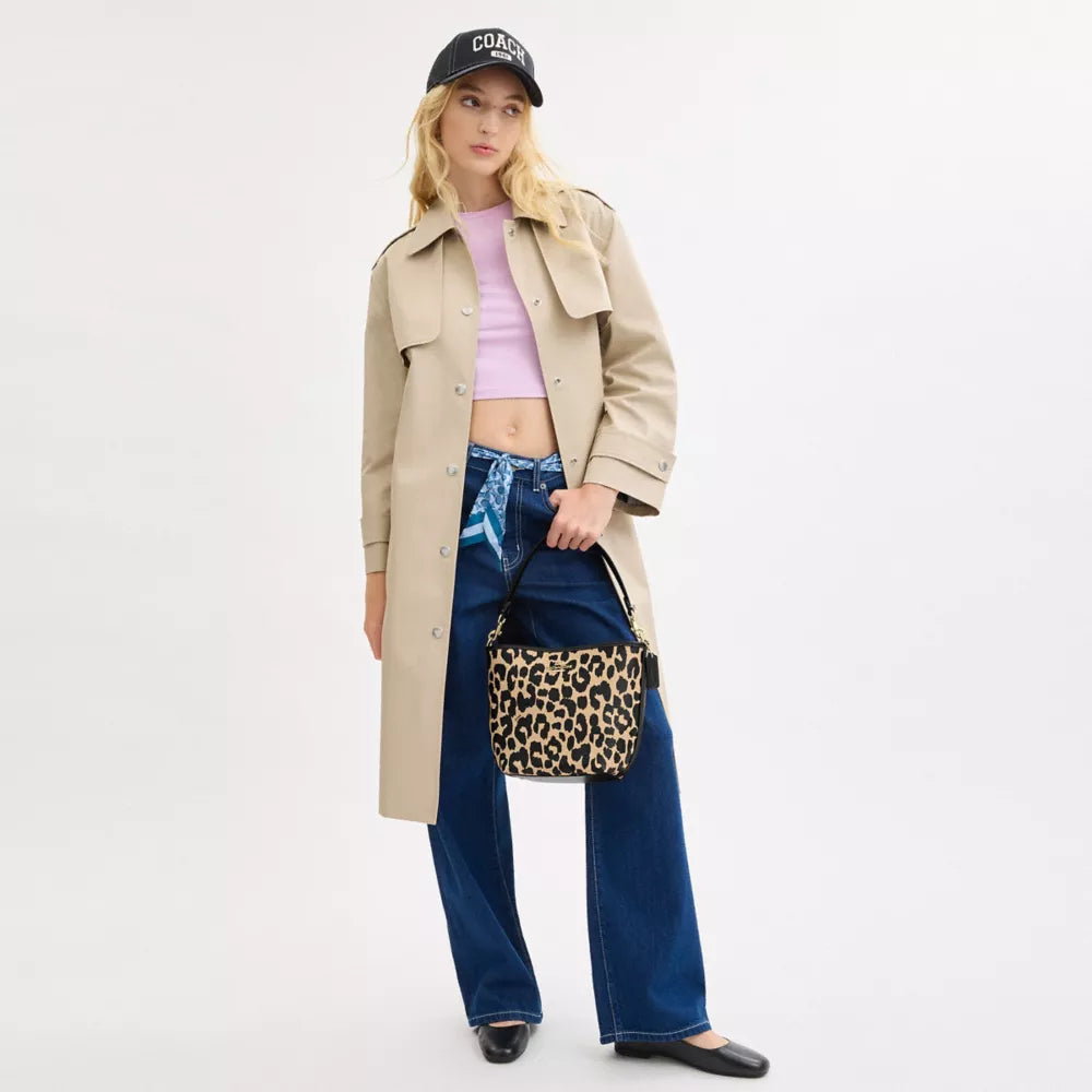 Túi COACH City Bucket Bag with Leopard Print