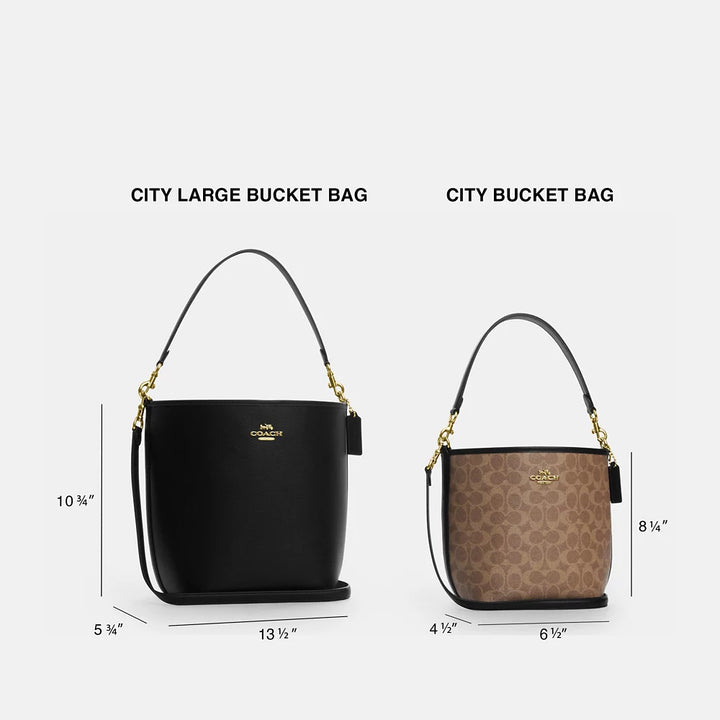 Túi COACH City Bucket Bag with Leopard Print - Kallos Vietnam
