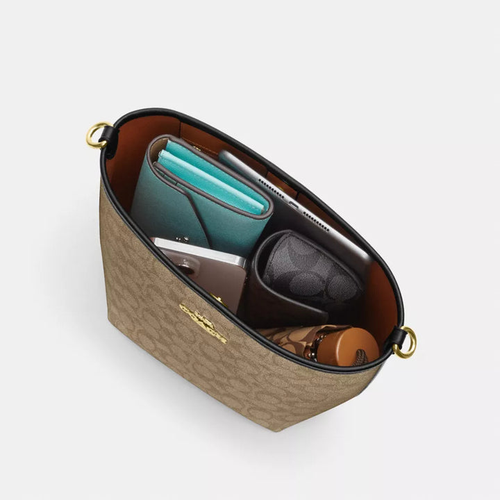 Túi COACH City Bucket Bag with Leopard Print - Kallos Vietnam