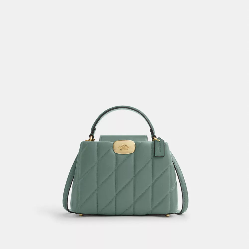 Túi COACH Eliza Mini Carryall Bag with Quilting #IM / Sage