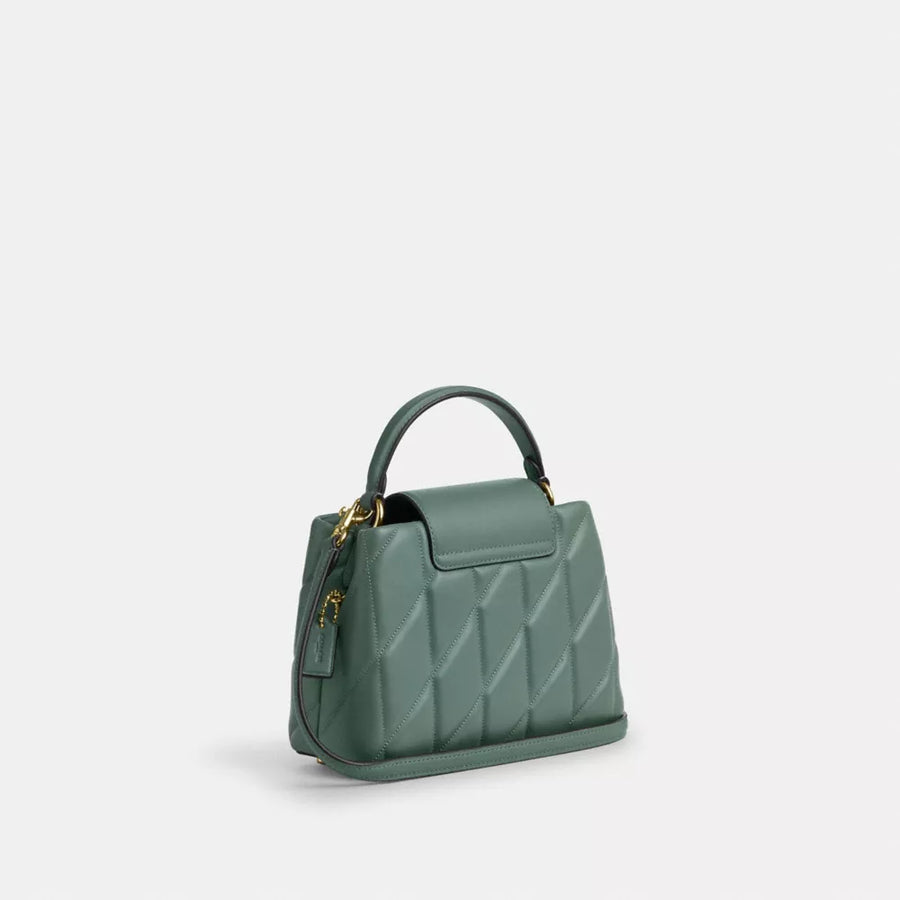 Túi COACH Eliza Mini Carryall Bag with Quilting #IM / Sage