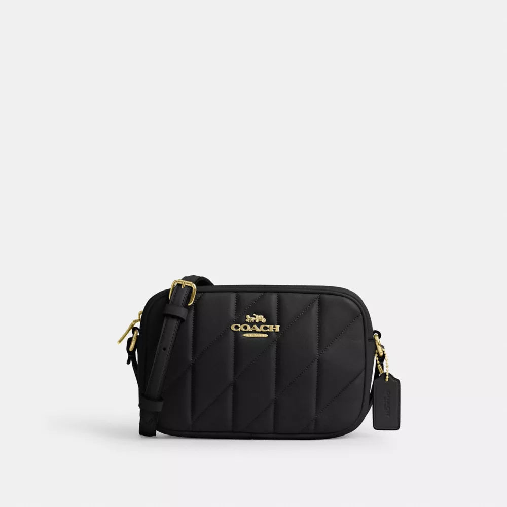 Túi COACH Mini Jamie Camera Bag with Quilting #Gold / Black