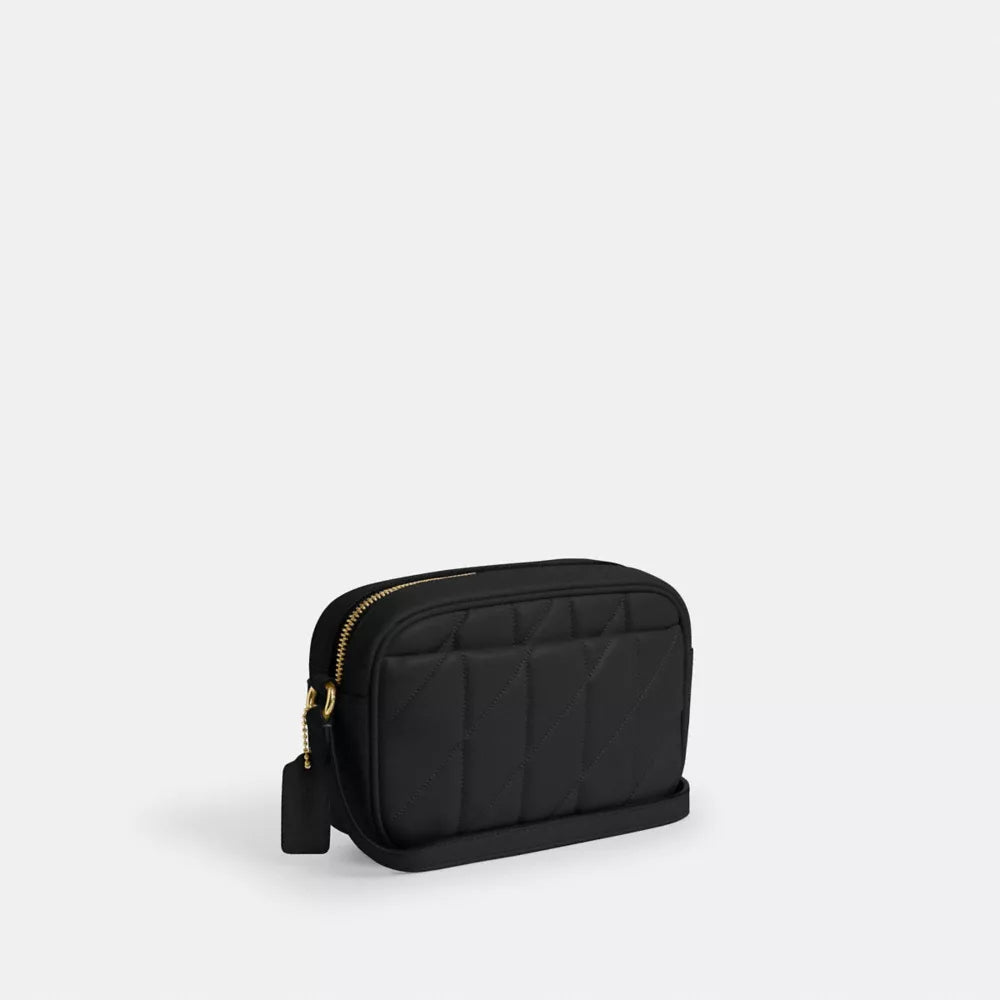 Túi COACH Mini Jamie Camera Bag with Quilting #Gold / Black - Kallos Vietnam