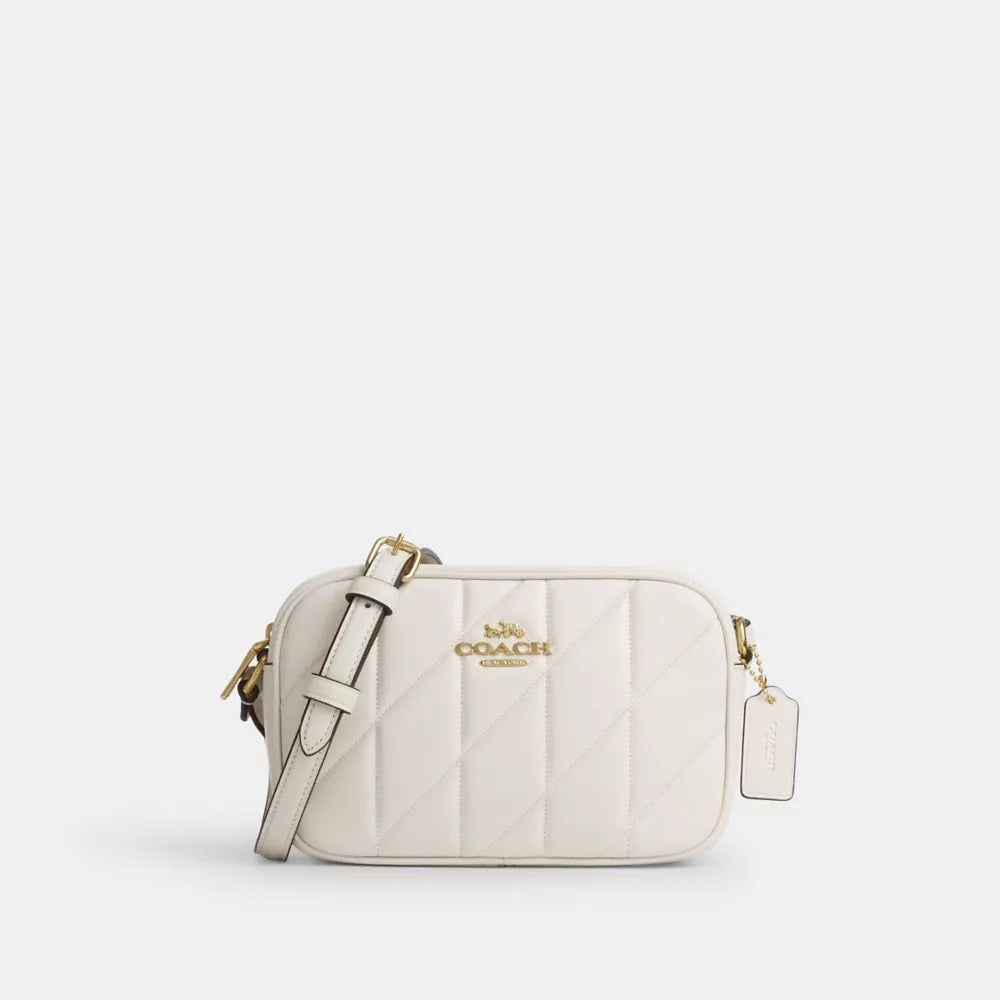 Túi COACH Mini Jamie Camera Bag with Quilting #Gold / Chalk