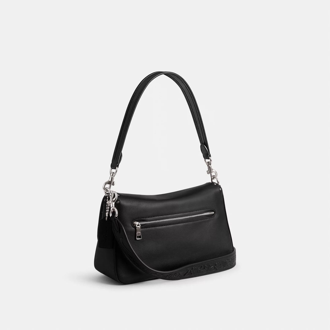 Túi COACH Soft Tabby Shoulder Bag with Rivets #Silver / Black