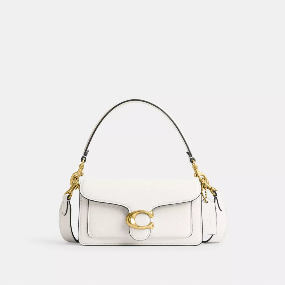 Túi COACH Tabby Shoulder Bag 20 #Brass / Chalk