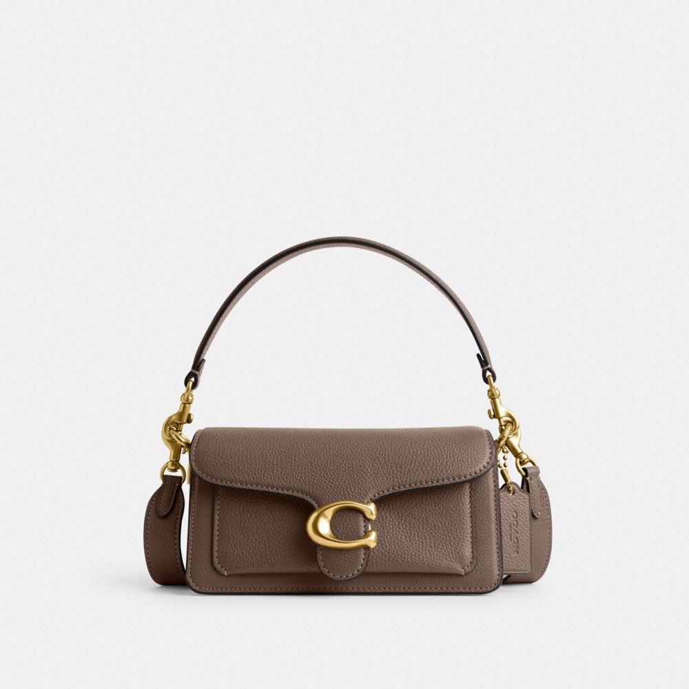 Túi COACH Tabby Shoulder Bag 20 #Brass / Dark Stone - Kallos Vietnam