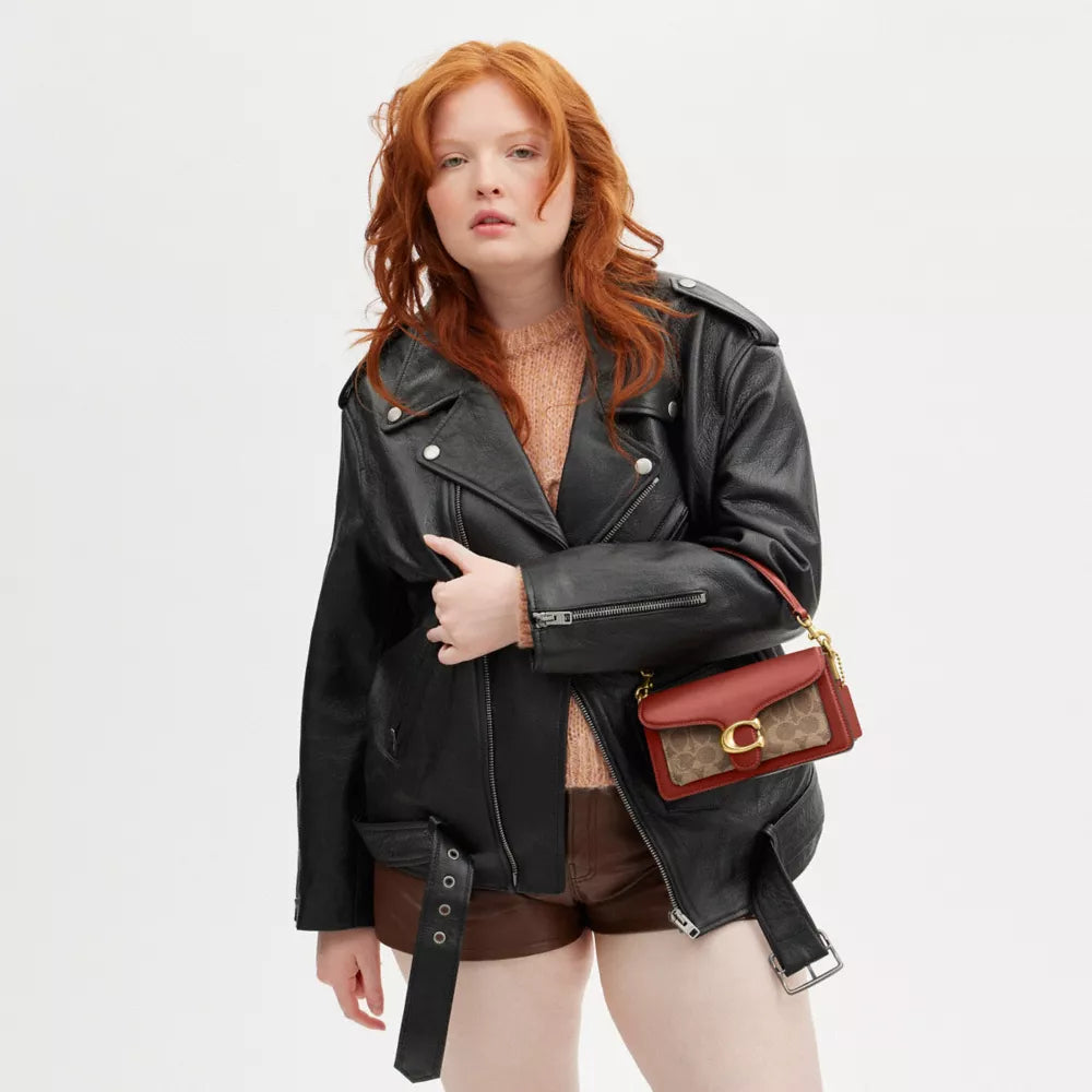 Túi COACH Tabby Shoulder Bag 20 In Signature Canvas #Brass / Tan / Rust - Kallos Vietnam