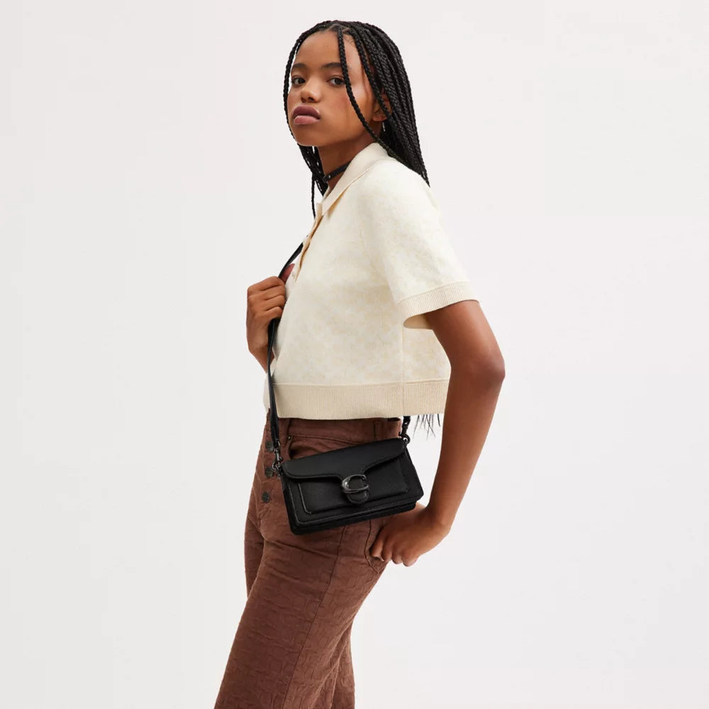 Túi COACH Tabby Shoulder Bag 20 #Metal / Black - Kallos Vietnam
