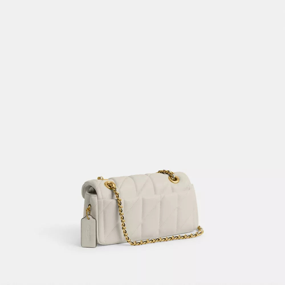 Túi COACH Tabby Shoulder Bag 20 with Pillow Quilting #Brass / Chalk - Kallos Vietnam