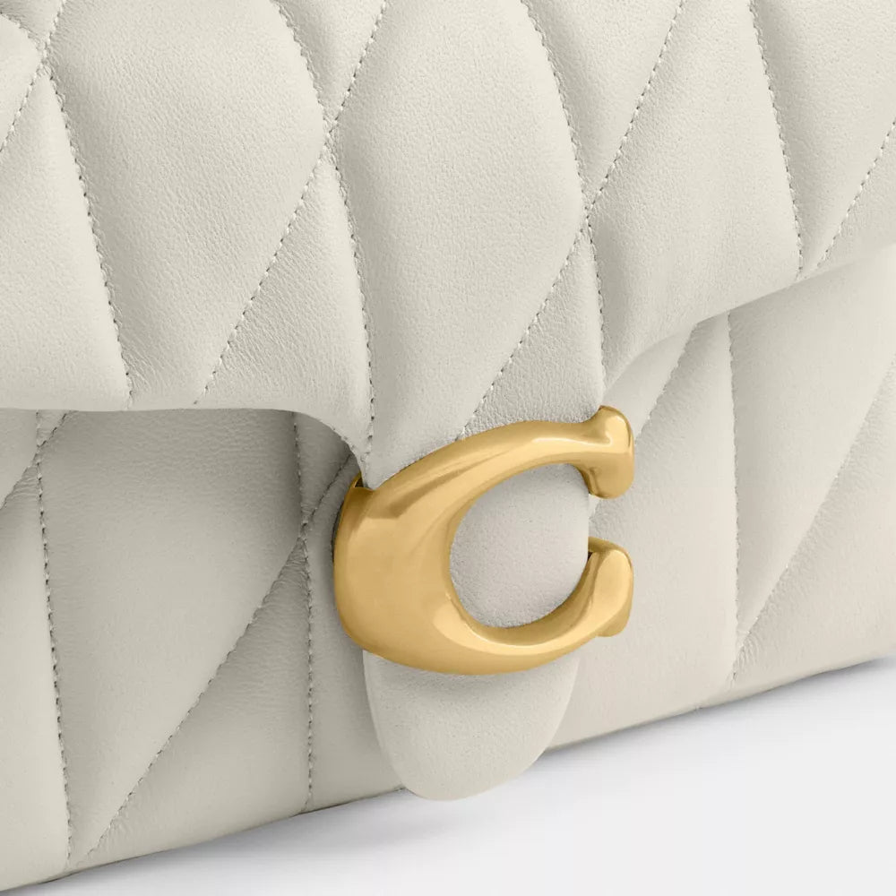 Túi COACH Tabby Shoulder Bag 20 with Pillow Quilting #Brass / Chalk - Kallos Vietnam