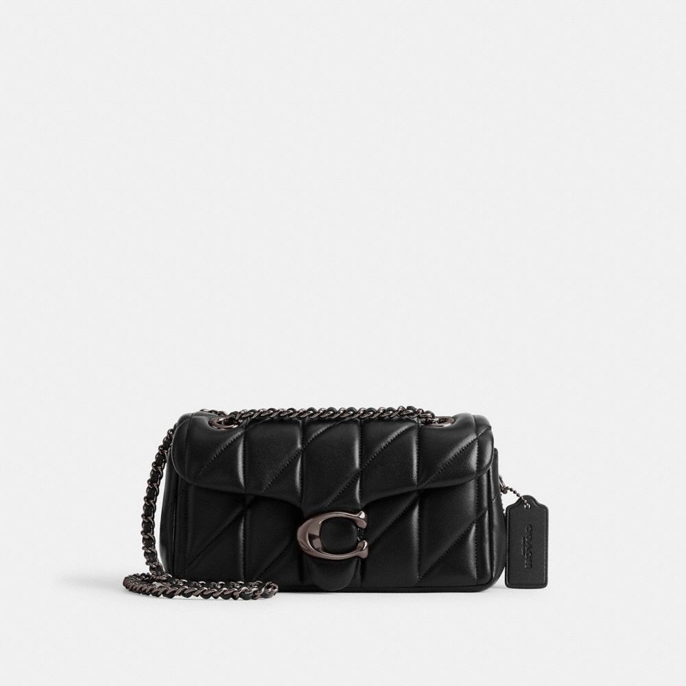 Túi COACH Tabby Shoulder Bag 20 with Pillow Quilting #Pewter / Black - Kallos Vietnam