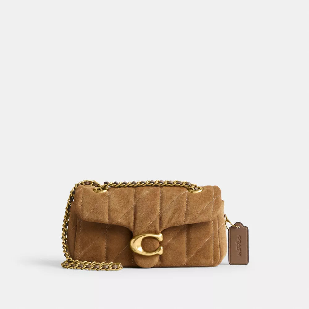 Túi COACH Tabby Shoulder Bag 20 with Quilting #Brass / Cedar - Kallos Vietnam