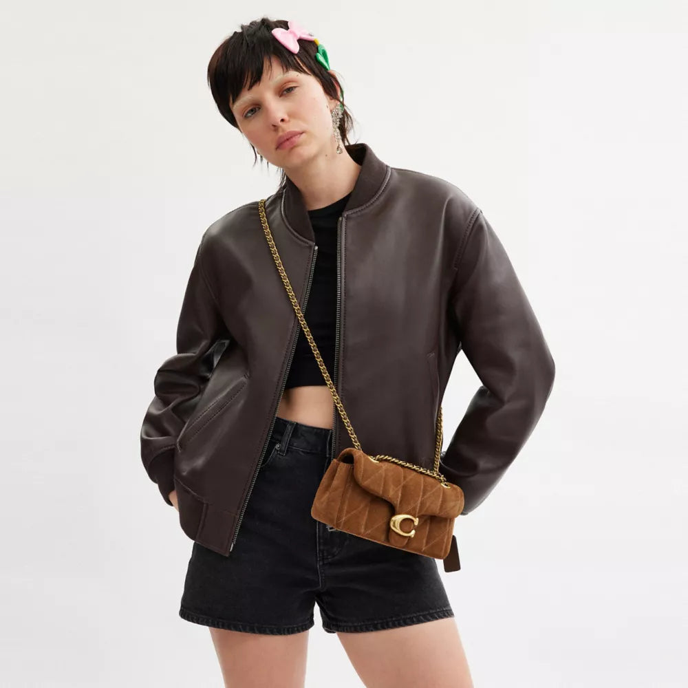 Túi COACH Tabby Shoulder Bag 20 with Quilting #Brass / Cedar - Kallos Vietnam
