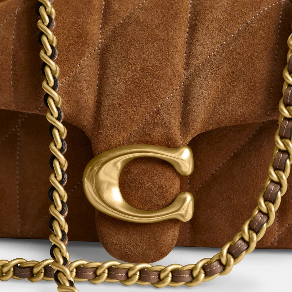 Túi COACH Tabby Shoulder Bag 20 with Quilting #Brass / Cedar - Kallos Vietnam