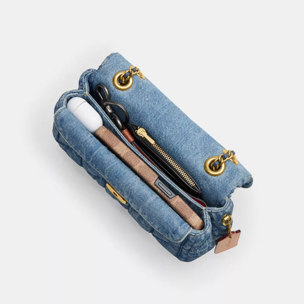 Túi COACH Tabby Shoulder Bag 20 with Quilting #Brass / Indigo - Kallos Vietnam