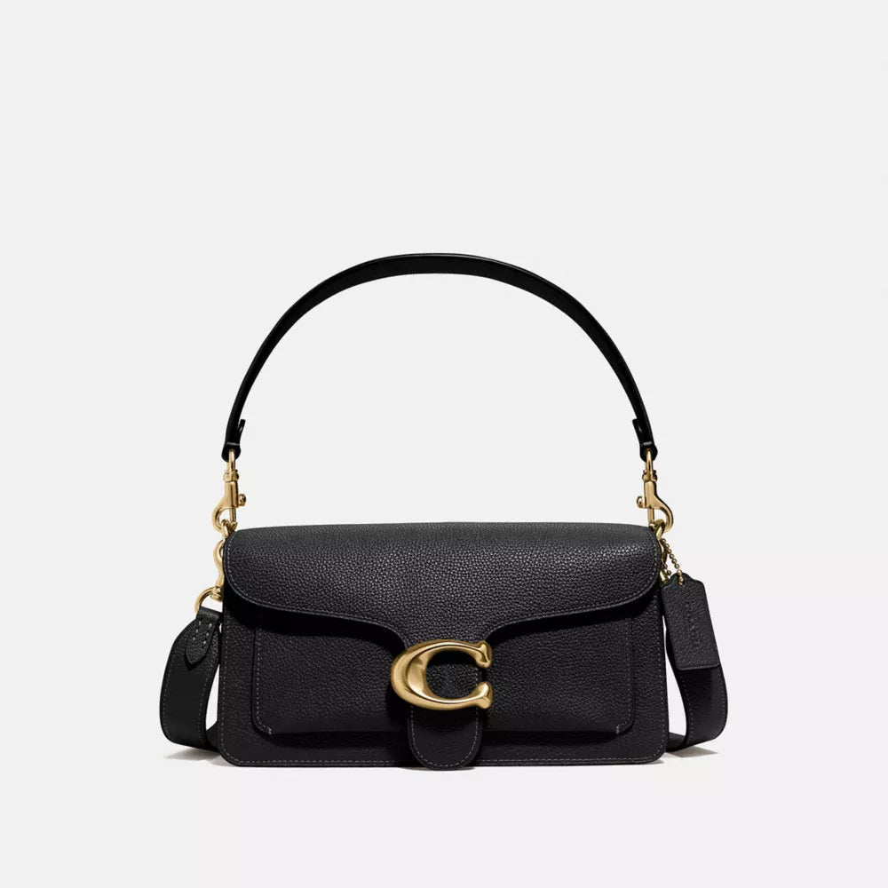 Túi COACH Tabby Shoulder Bag 26 #Brass / Black - Kallos Vietnam