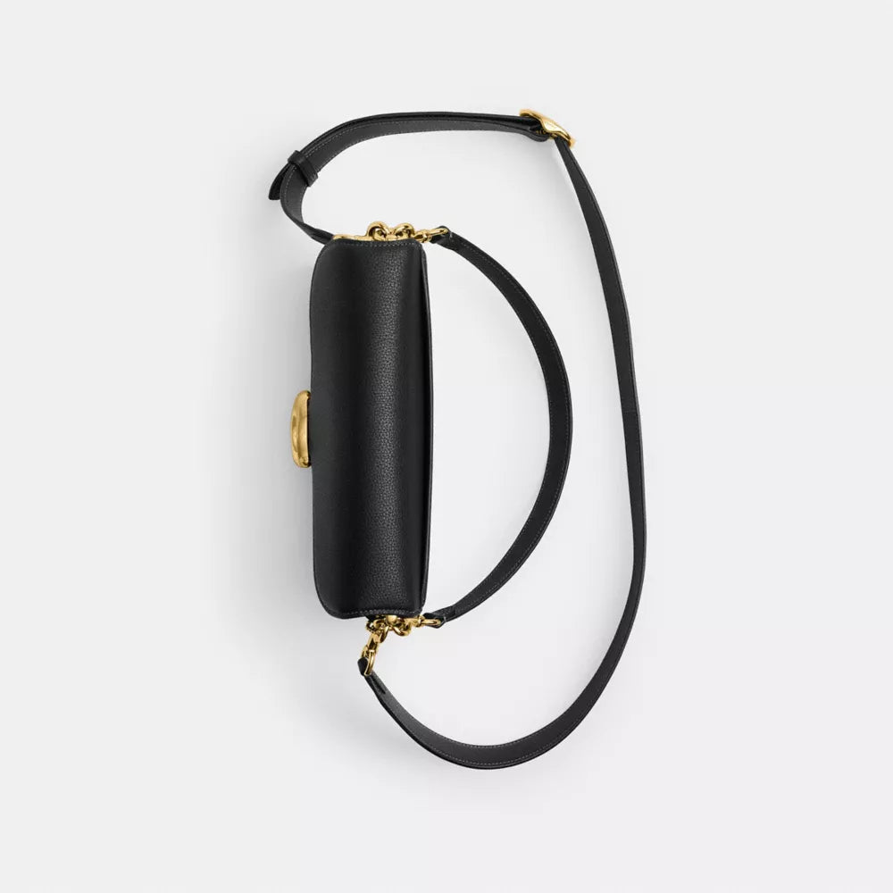 Túi COACH Tabby Shoulder Bag 26 #Brass / Black - Kallos Vietnam
