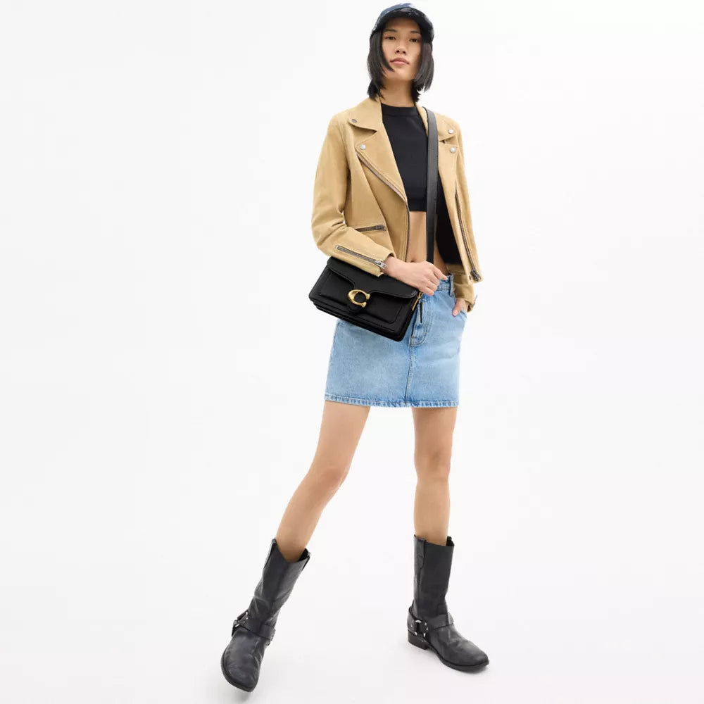 Túi COACH Tabby Shoulder Bag 26 #Brass / Black - Kallos Vietnam