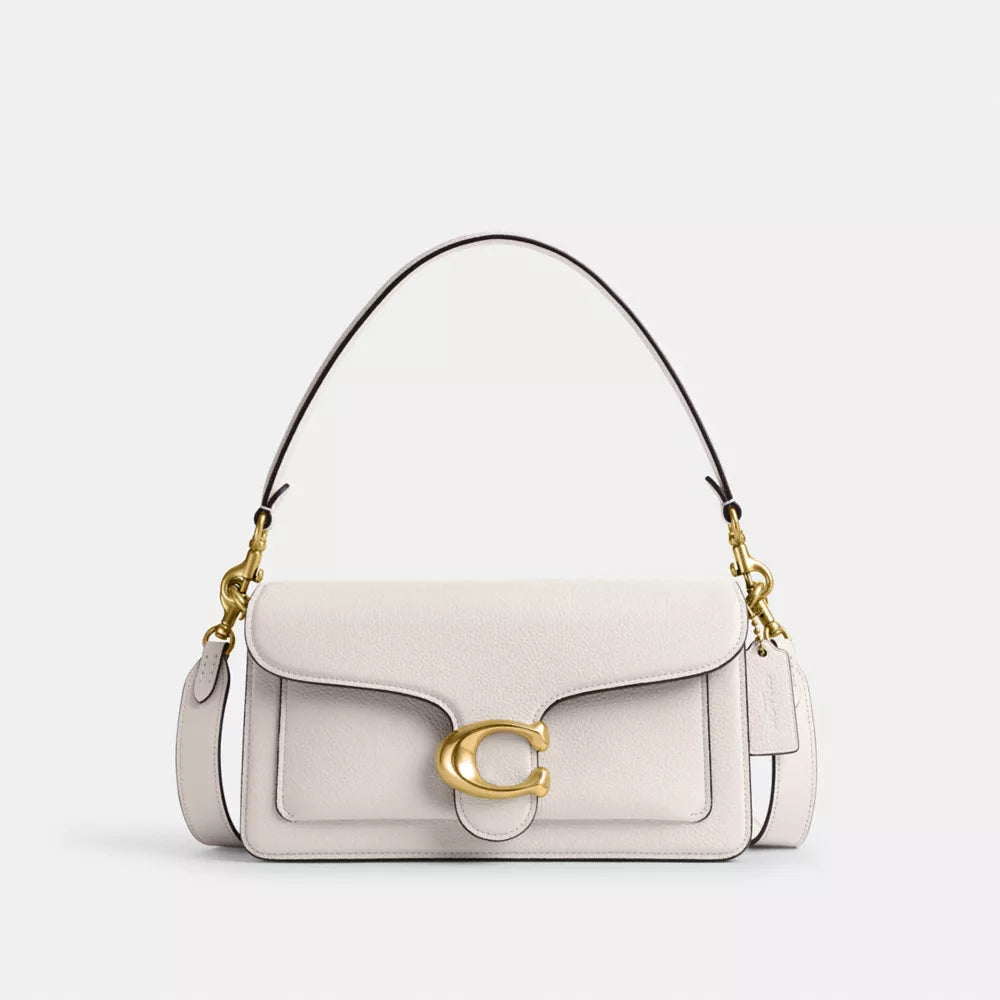 Túi COACH Tabby Shoulder Bag 26 #Brass / Chalk