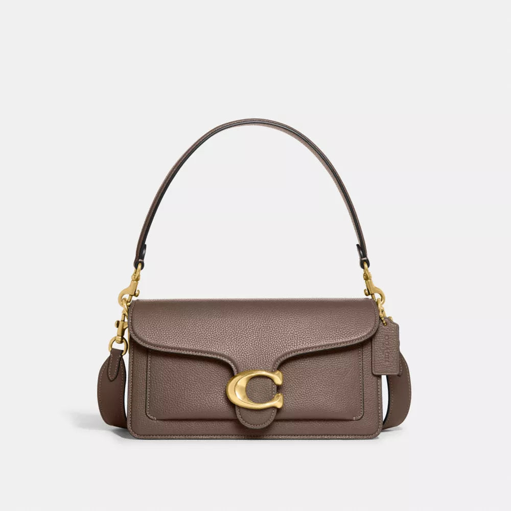 Túi COACH Tabby Shoulder Bag 26 #Brass / Dark Stone - Kallos Vietnam