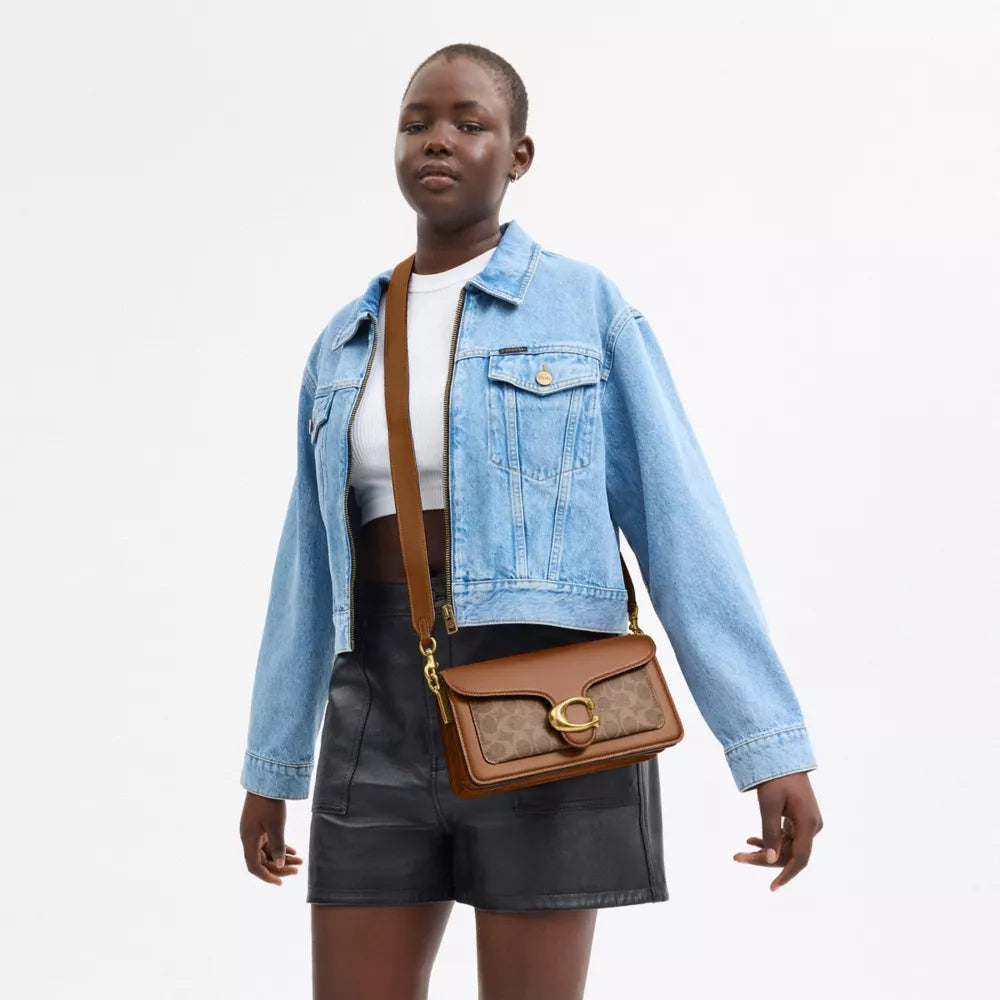 Túi COACH Tabby Shoulder Bag 26 In Signature Canvas #Brass / Tan / Rust - Kallos Vietnam