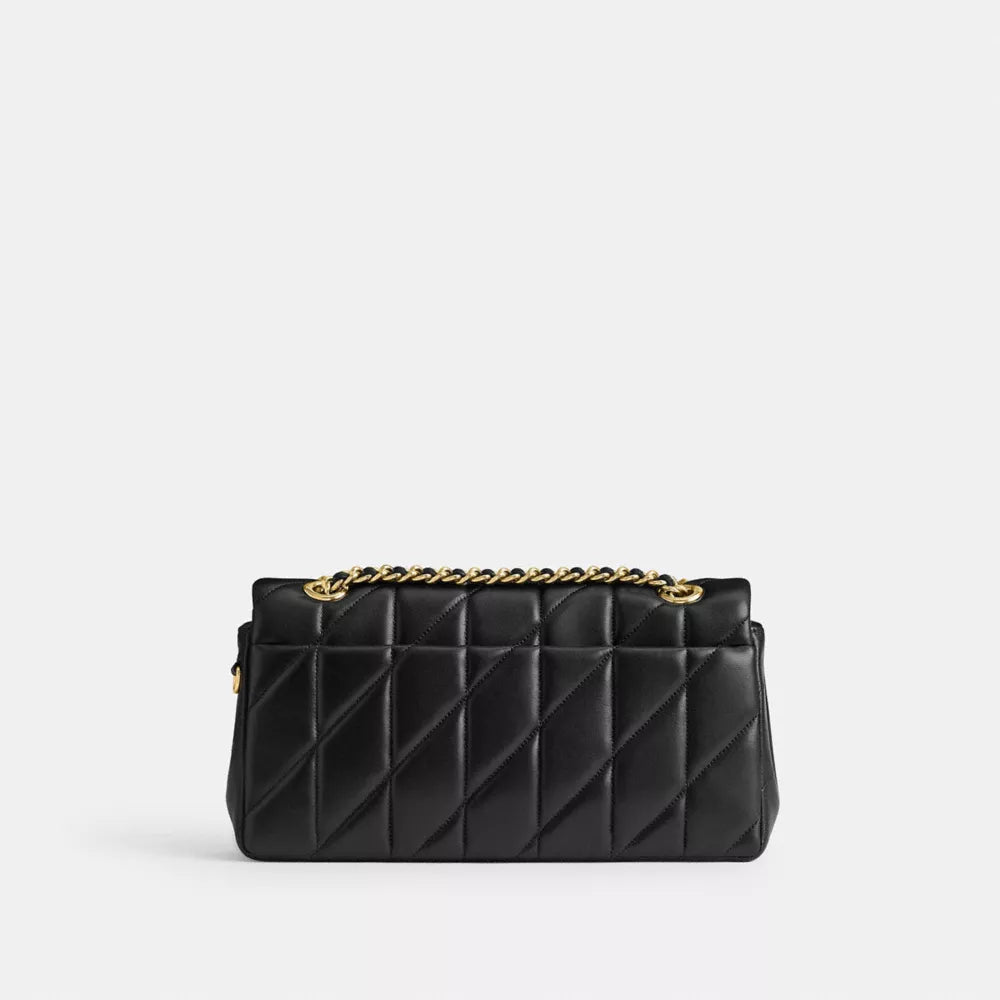 Túi COACH Tabby Shoulder Bag 26 with Pillow Quilting #Brass / Black - Kallos Vietnam
