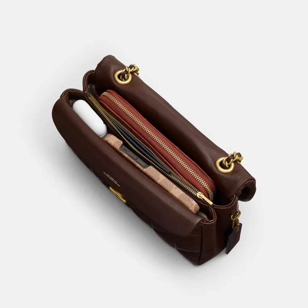 Túi COACH Tabby Shoulder Bag 26 with Pillow Quilting #Brass / Maple - Kallos Vietnam