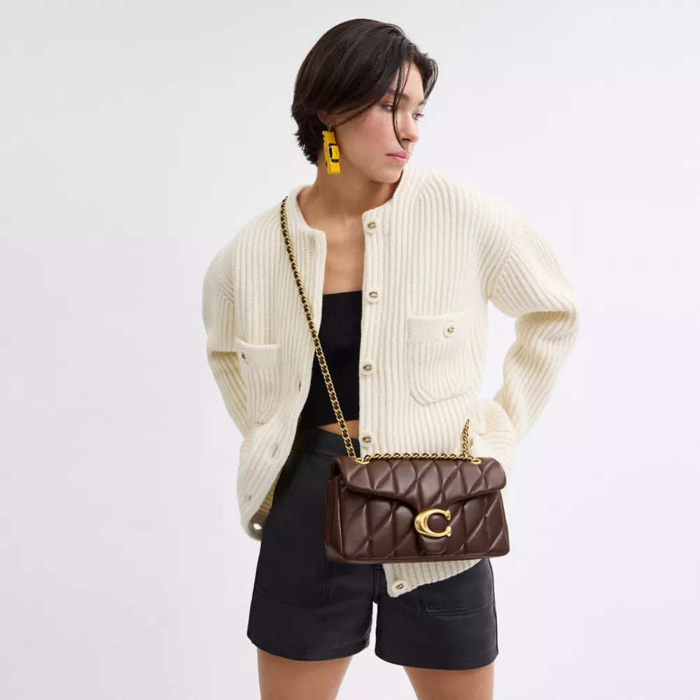 Túi COACH Tabby Shoulder Bag 26 with Pillow Quilting #Brass / Maple - Kallos Vietnam