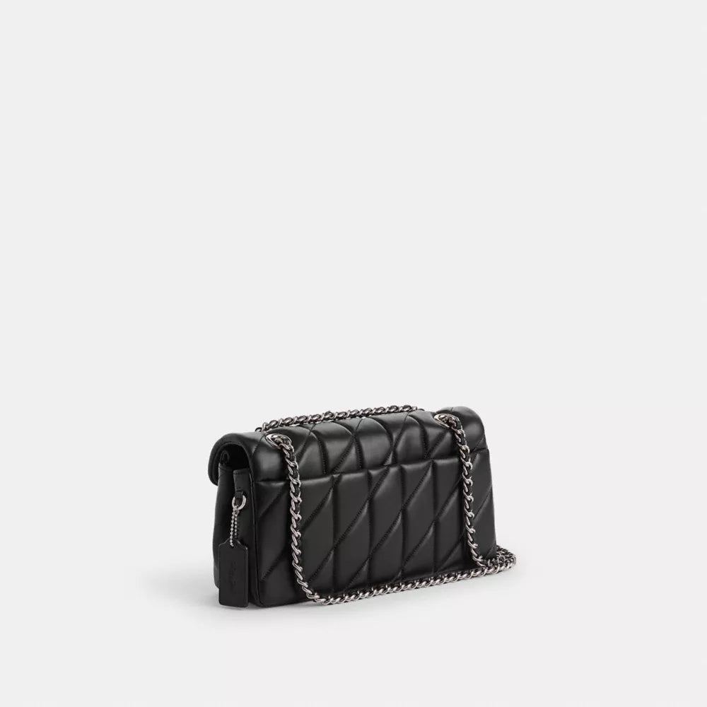Túi COACH Tabby Shoulder Bag 26 with Pillow Quilting #LH / Black - Kallos Vietnam