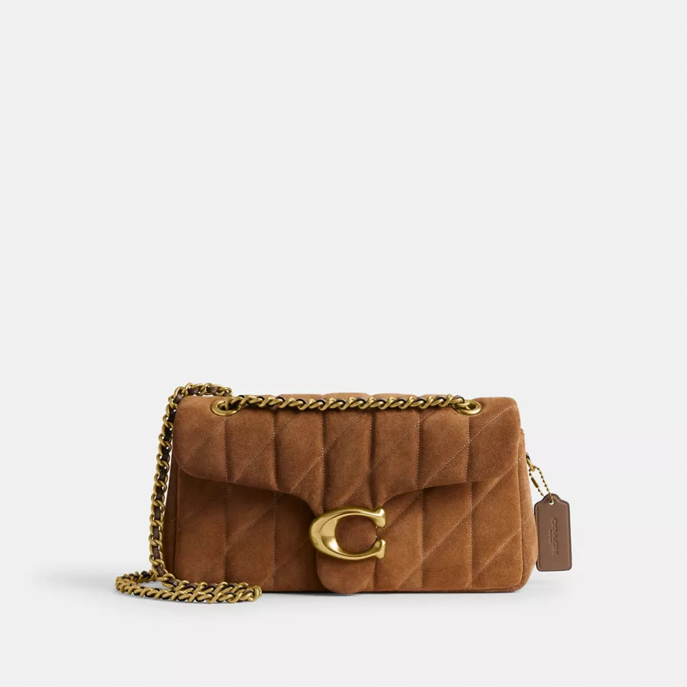 Túi COACH Tabby Shoulder Bag 26 with Quilting #Brass / Cedar - Kallos Vietnam