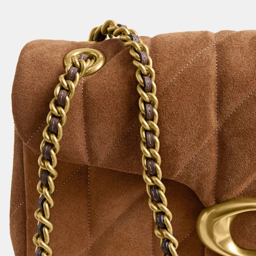 Túi COACH Tabby Shoulder Bag 26 with Quilting #Brass / Cedar - Kallos Vietnam