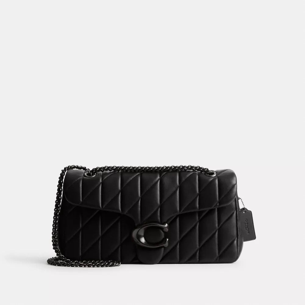 Túi COACH Tabby Shoulder Bag 33 with Quilting #Pewter / Black - Kallos Vietnam