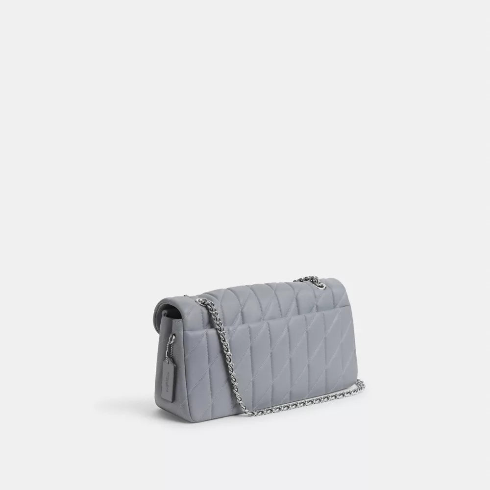 Túi COACH Tabby Shoulder Bag 33 with Quilting #Silver / Grey Blue - Kallos Vietnam