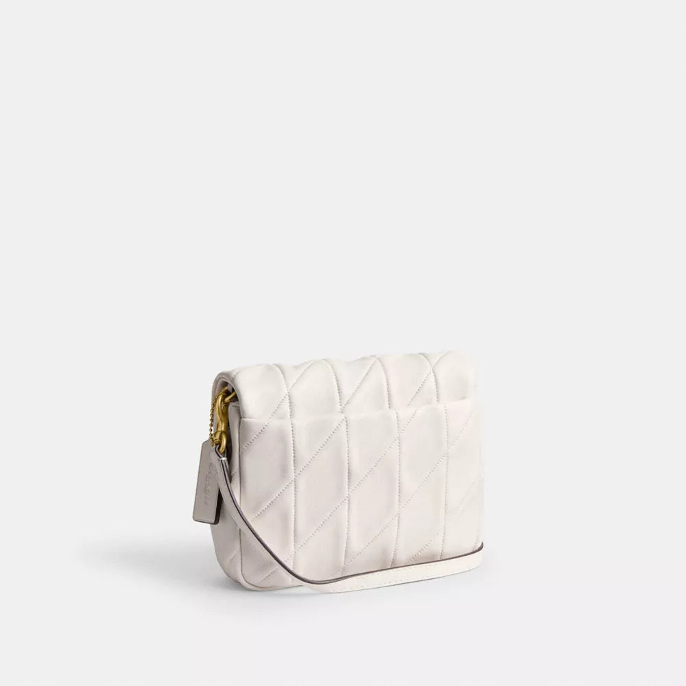 Túi COACH Times Square Tabby Shoulder Bag 17 with Quilting #Brass / Chalk - Kallos Vietnam