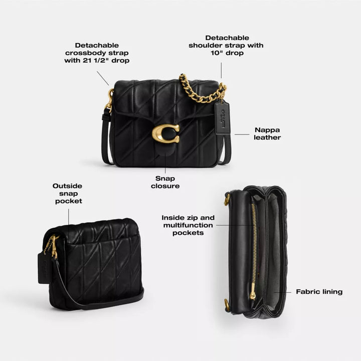 Túi COACH Times Square Tabby Shoulder Bag 17 with Quilting 