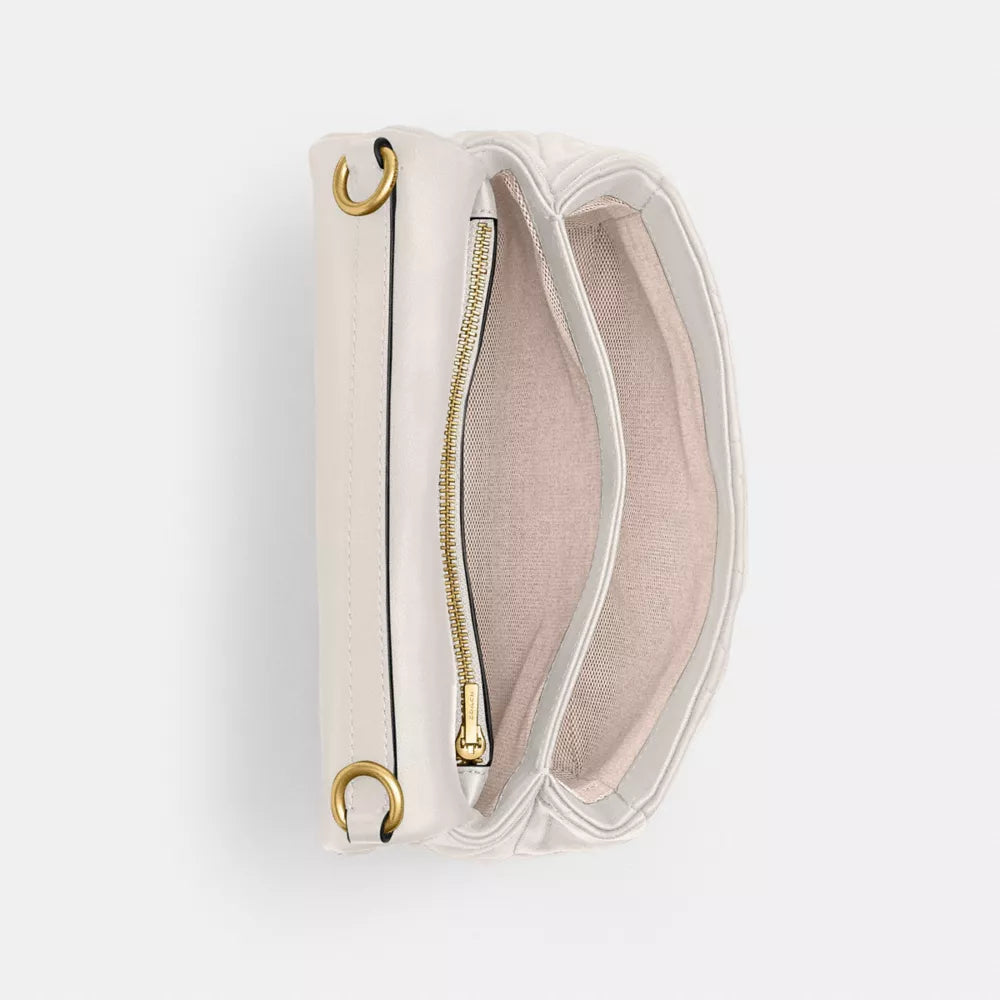 Túi COACH Times Square Tabby Shoulder Bag with Quilting #Brass / Chalk - Kallos Vietnam