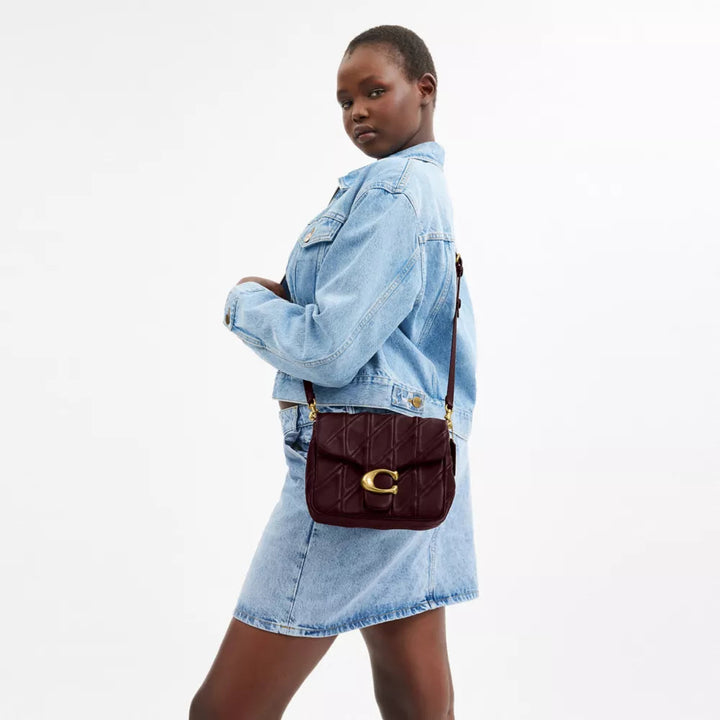 Túi COACH Times Square Tabby Shoulder Bag with Quilting 