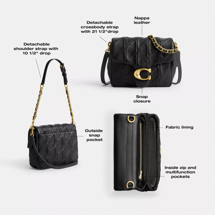 Túi COACH Times Square Tabby Shoulder Bag with Quilting 