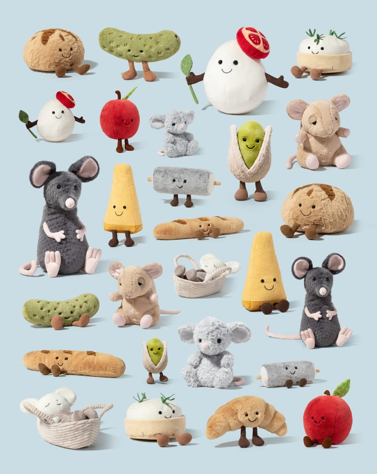 Túi Đeo Chéo Thú Bông JELLYCAT Amuseables Storm Cloud Bag-Kallos