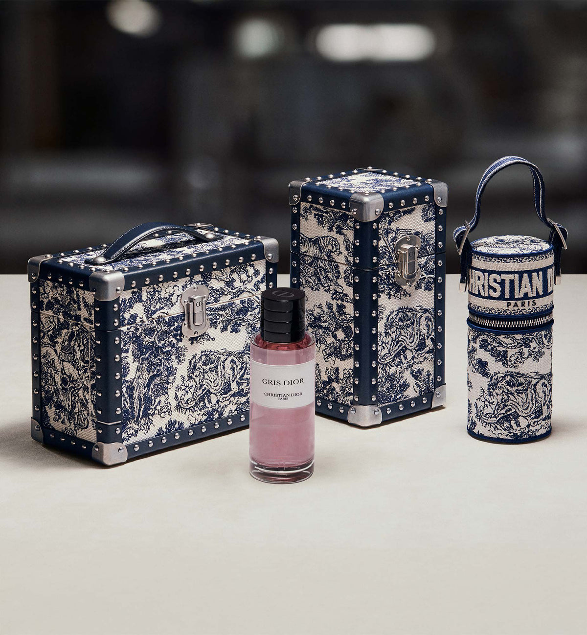 Túi DIOR La Collection Privée Christian Dior Couture Fragrance Case #Toile de Jouy