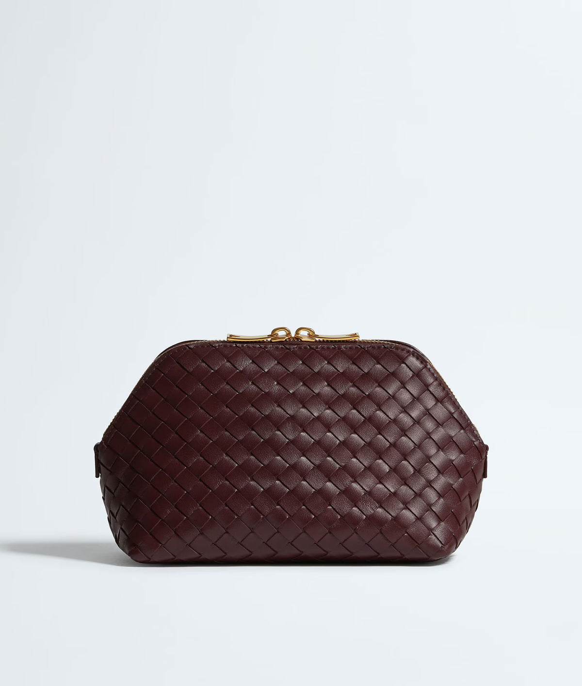 Túi Đựng Mỹ Phẩm BOTTEGA VENETA Medium Cosmetic Pouch #Deep Mahogany