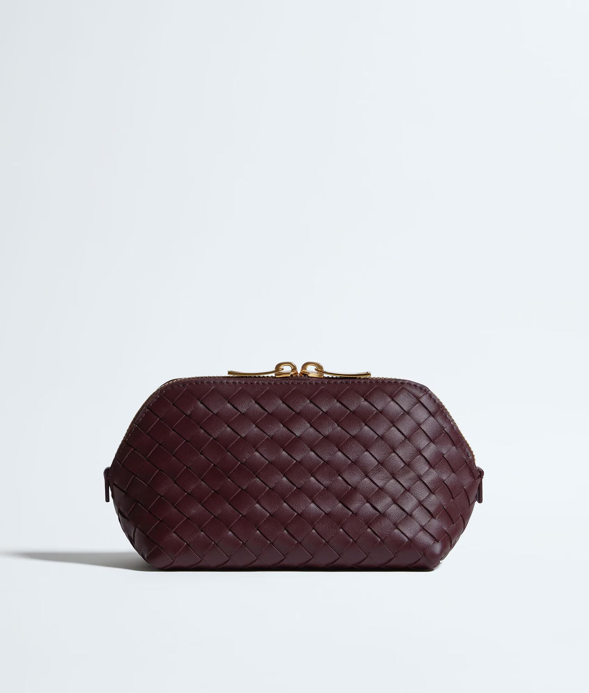 Túi Đựng Mỹ Phẩm BOTTEGA VENETA Small Cosmetic Pouch #Deep Mahogany