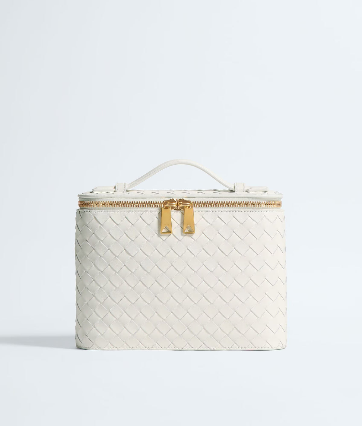 Túi Đựng Mỹ Phẩm BOTTEGA VENETA Vanity Case #Alabaster