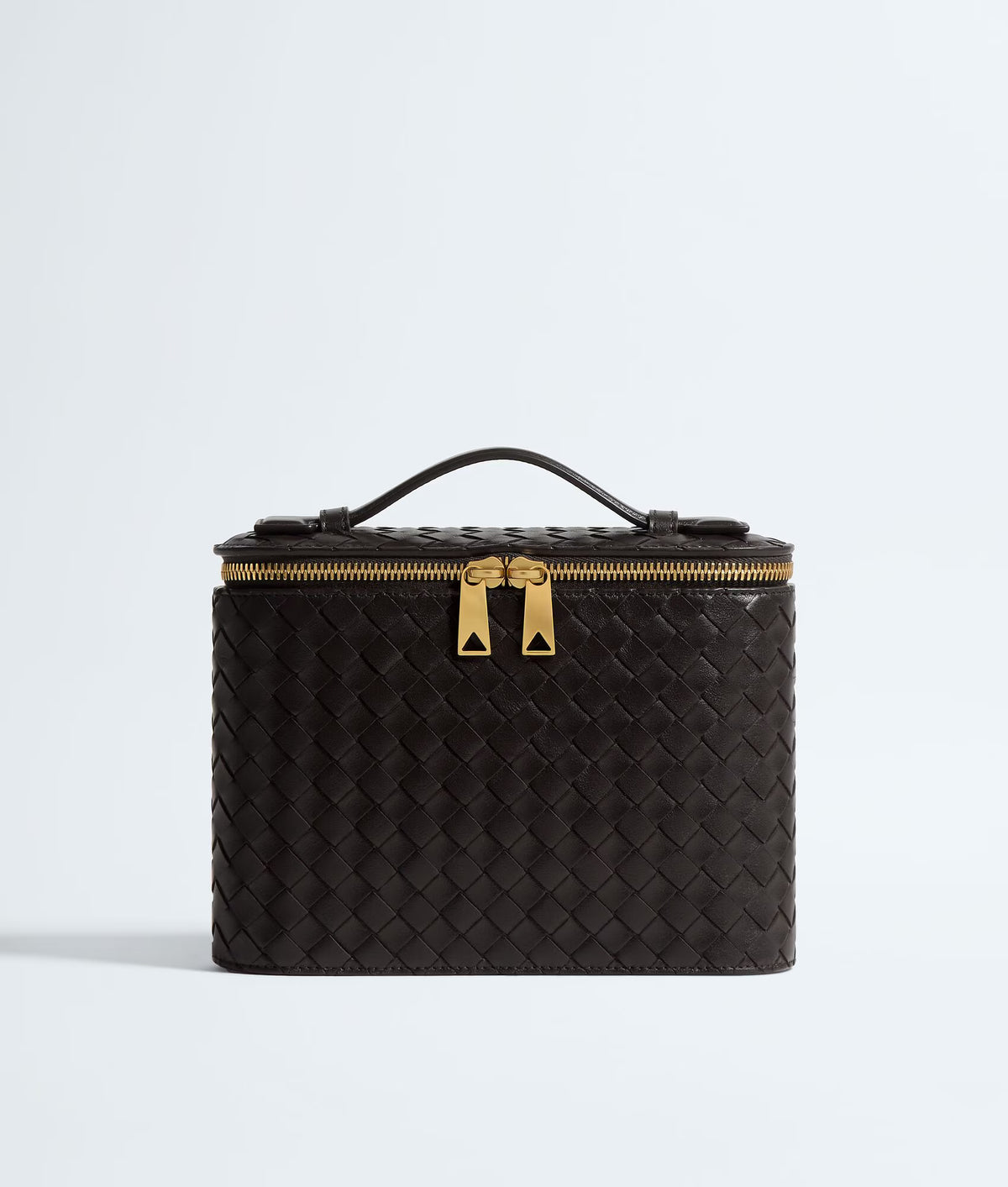 Túi Đựng Mỹ Phẩm BOTTEGA VENETA Vanity Case #Espresso